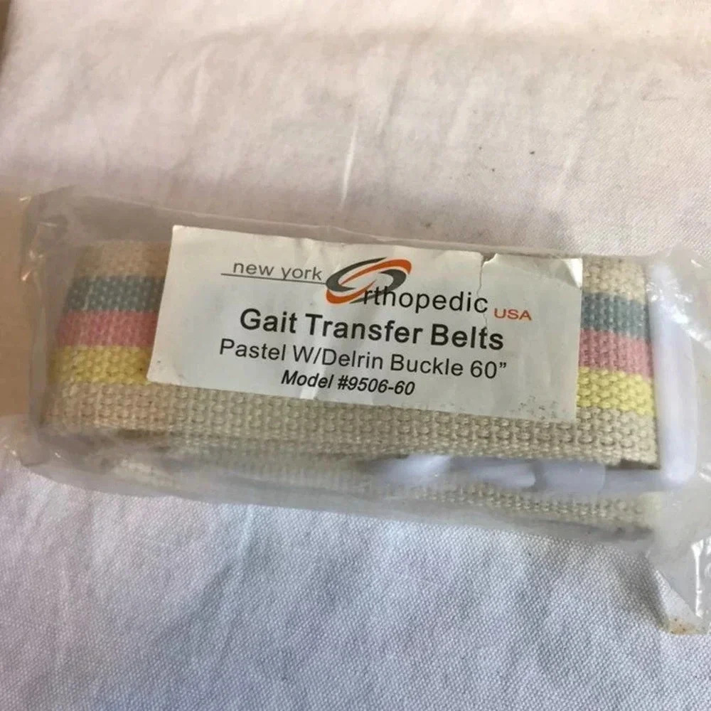 Gait Transfer Belt Pastel W/Delrin Buckle 60” Unopened